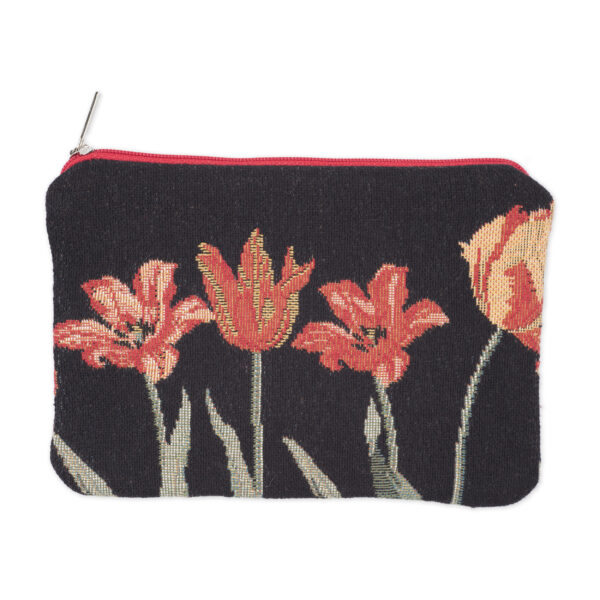 Etui Tulpenrij zwart