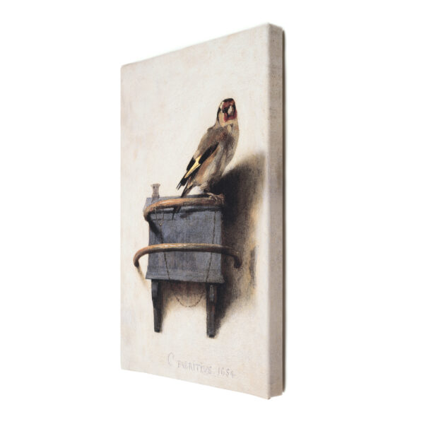 Reproductie Het Puttertje op Canvas