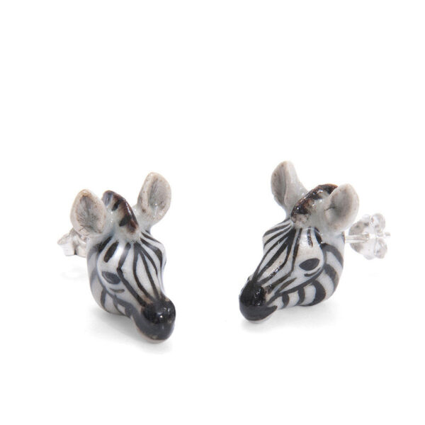 Zebra Oorbellen