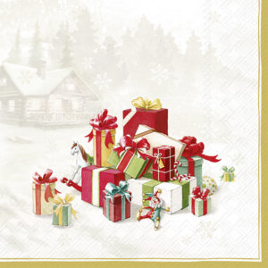HAPPY PRESENTS gold