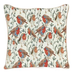 Kussenhoes Roodborstje â€“ Vogels