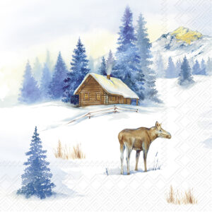 Servetten C Elk Landscape