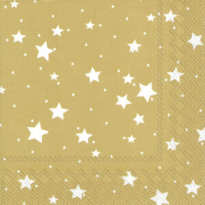 Servetten C Stella di Natale gold