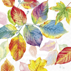 Servetten L Colorful Leaves