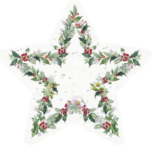 Servetten L FLORAL STAR