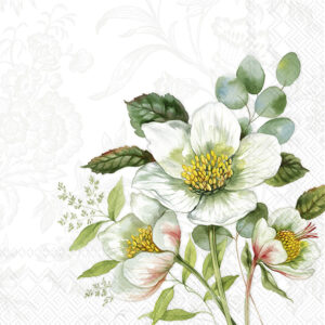Servetten L Noelia white