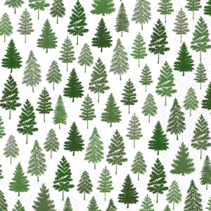 Servetten L Nordic Forest Green