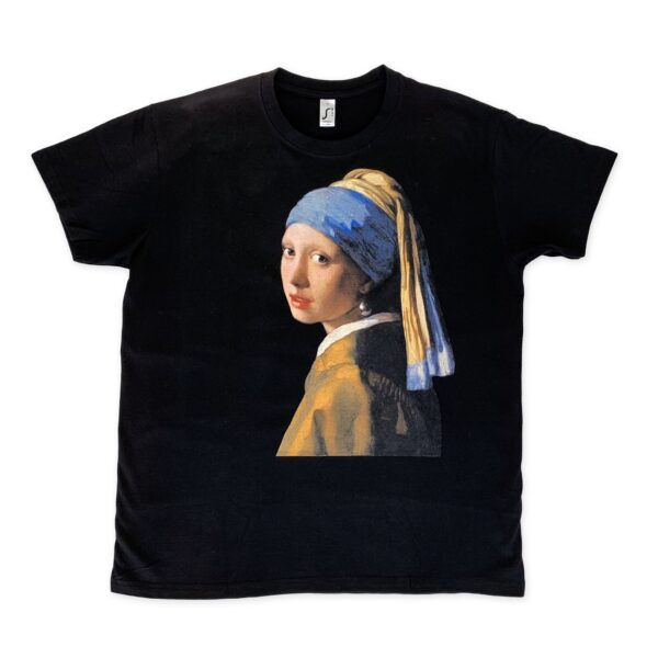 T-shirt Meisje met de parel - M Unisex